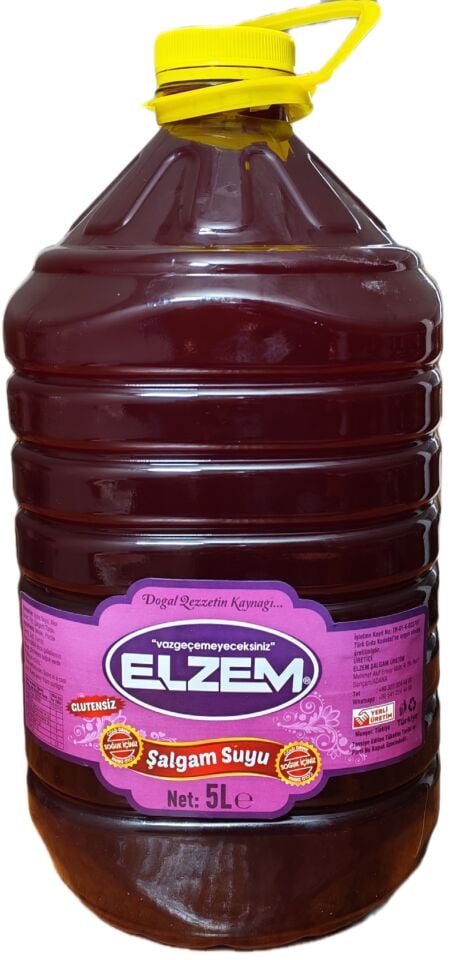 2 adet 5 Lt  TANELİ  ŞALGAM YANINDA ACI