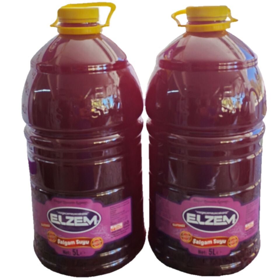 2 adet 5 Lt şalgam