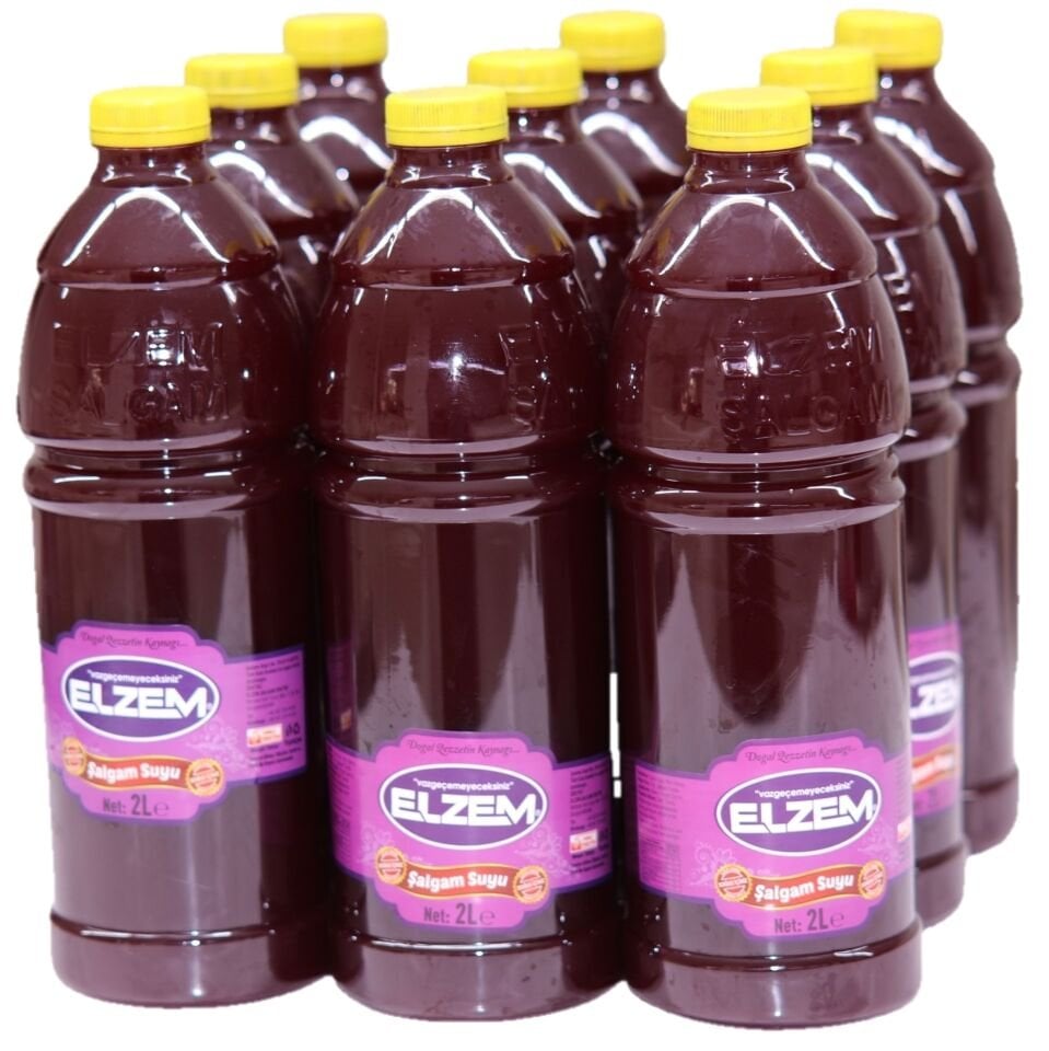 6 adet 2 lt Acılı şalgam