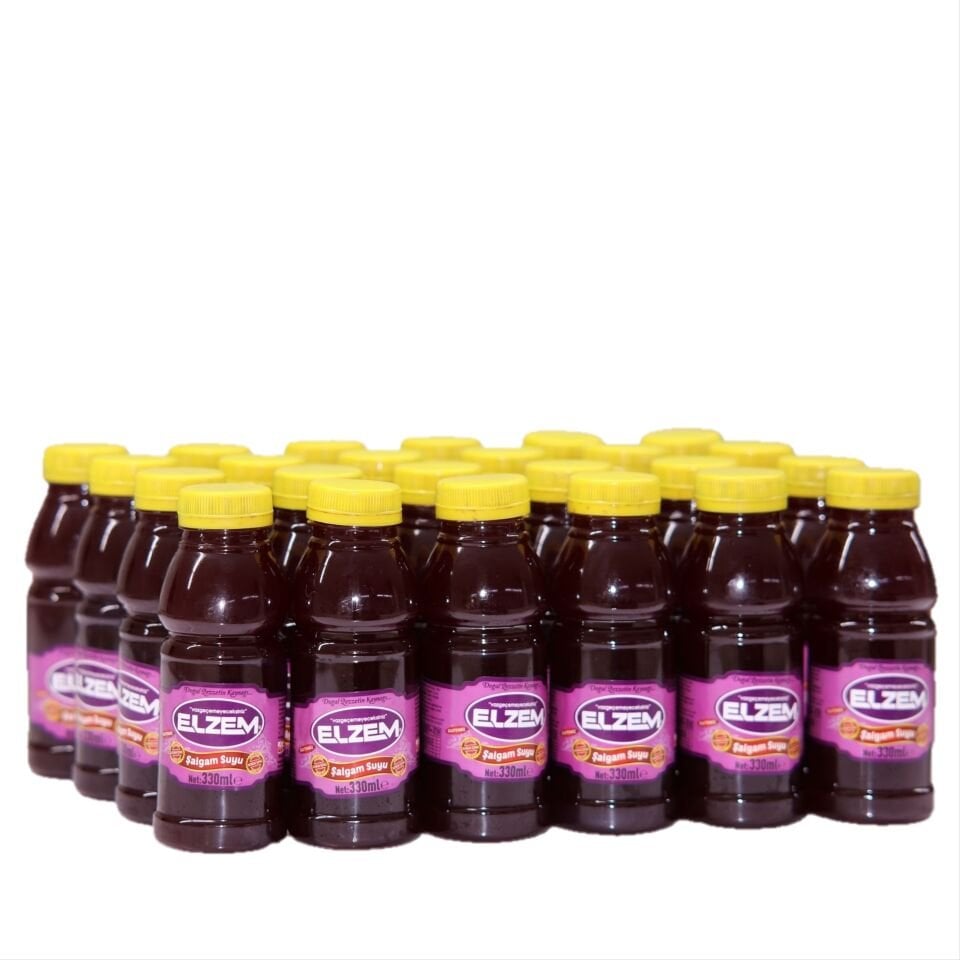 24 ADET 0.33 lt acısız  şalgam