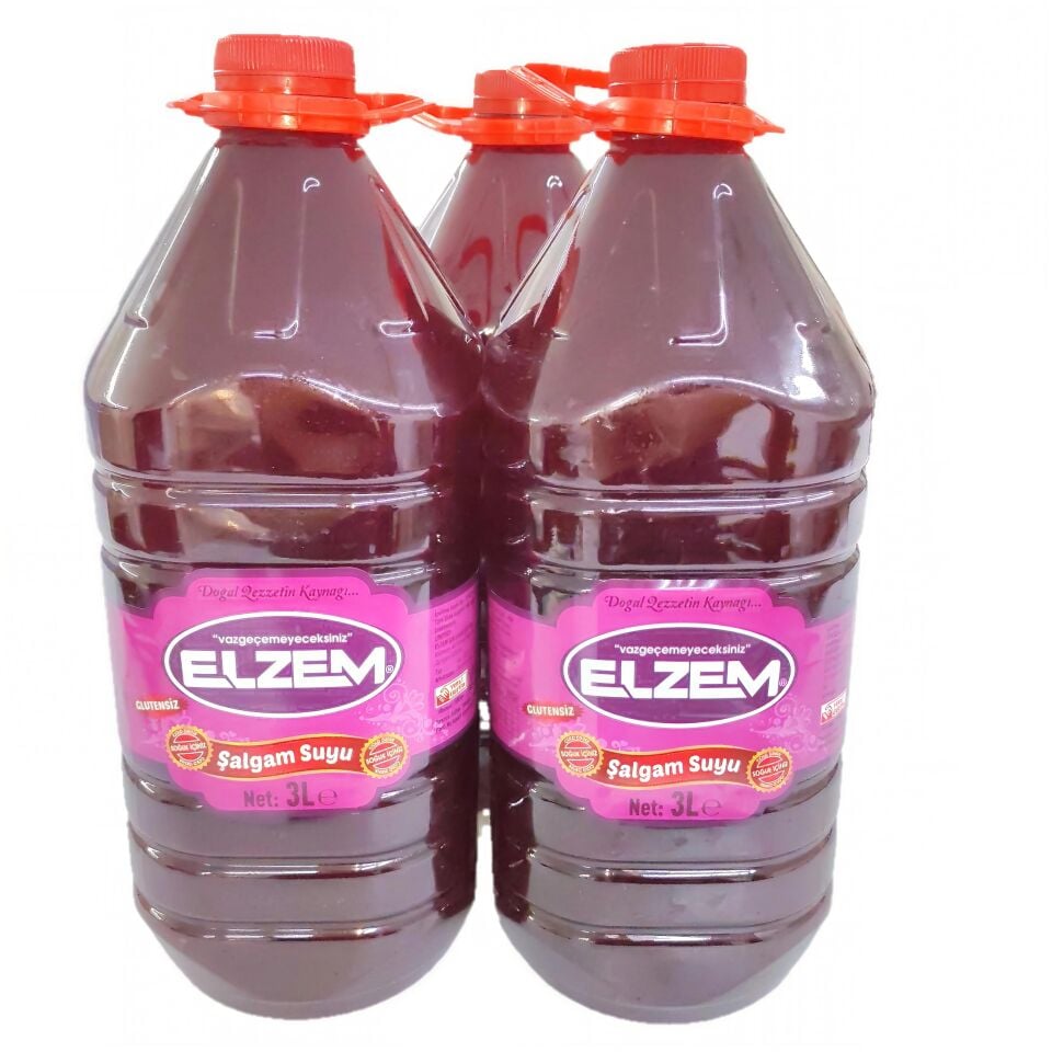 Adana şalgam  acılı 3 litre 3 adet