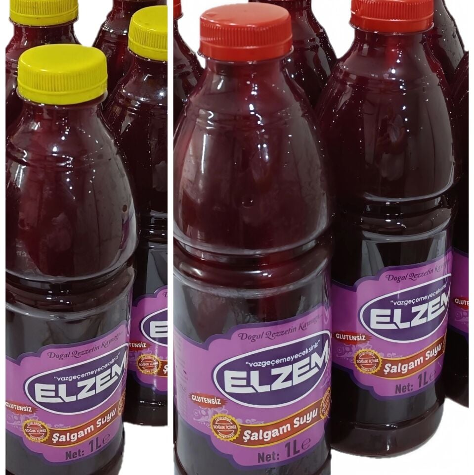 12 adet 1 litre acılı şalgam