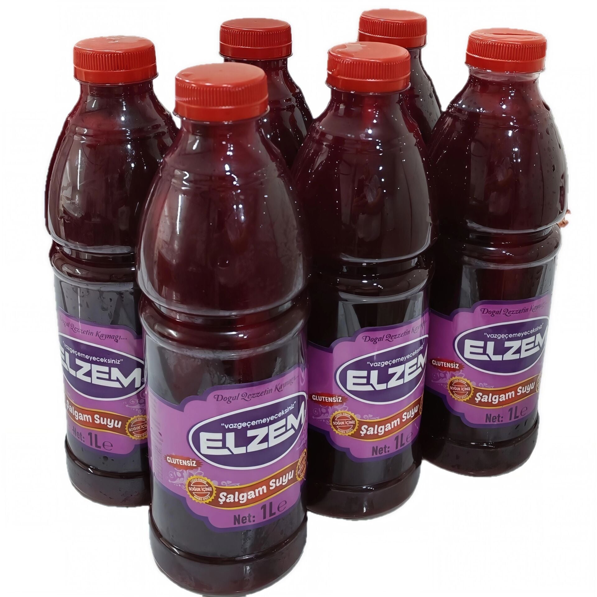 6 adet  1 lt acılı şalgam