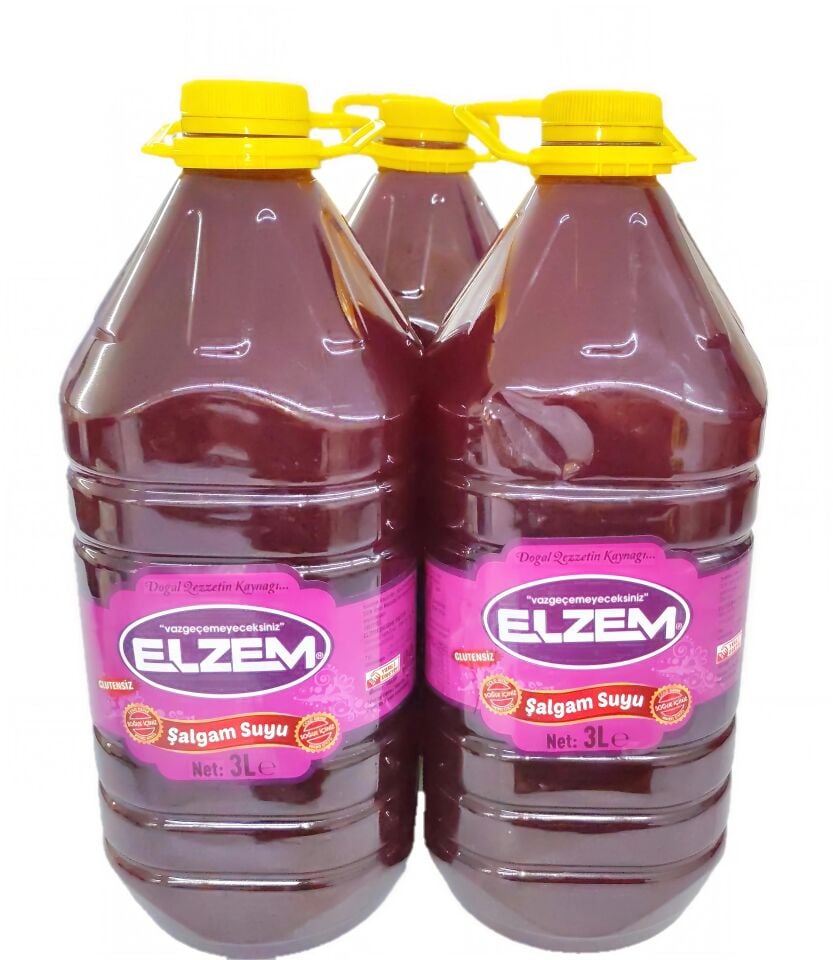 adana şalgam acısız  3 litre 3 adet