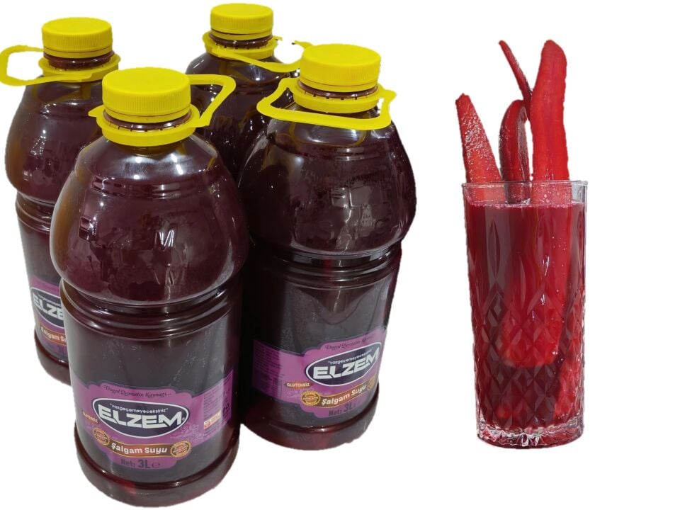 adana şalgam acısız  3 litre 4 adet