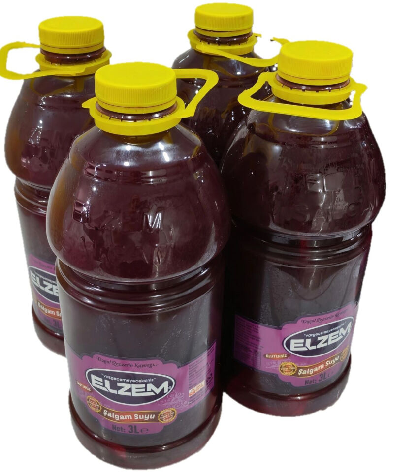 adana şalgam acısız  3 litre 4 adet