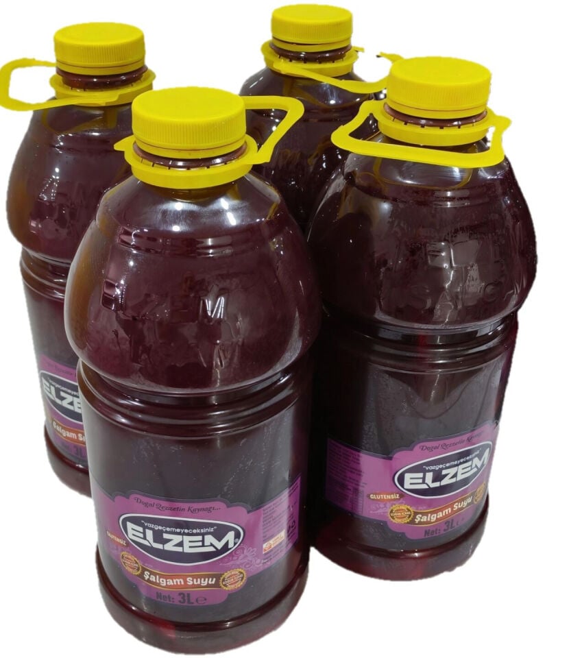 adana şalgam acısız  3 litre 4 adet