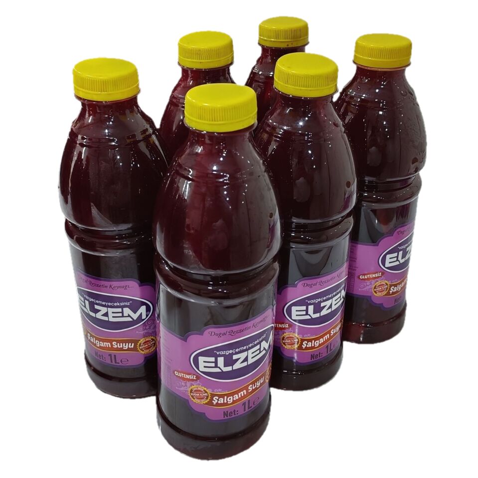 6 adet 1 lt acısız şalgam