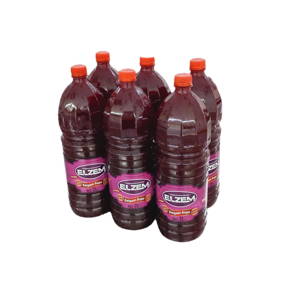 6 adet 2 litre acılı şalgam